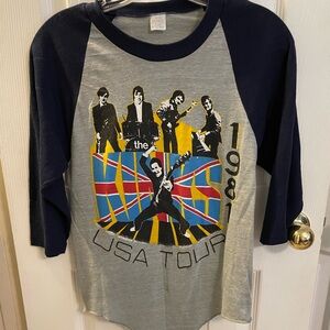Vintage 1981 Kinks tour raglan